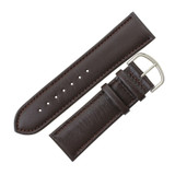 Leather Watch Band 26 MM Brown Leather Classic Grain Extra Wide Band