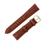 Hadley Roma Genuine Java Lizard Tan 18mm Watch Band 7 7/16 Inch Length