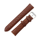 Hadley Roma Genuine Leather 18mm Tommy Bahama® Style Watch Band Tan 7 7/16 Inch Length