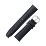 Hadley Roma Black 16mm Oil Tanned Leather Watch Band 6 9/16 Inch Length