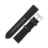 Hadley Roma Anti-Ballistic Material Watch Strap 18mm Black 7 3/4 Inch Length