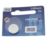 Lithium Watch Battery Renata 1225 Replacement Cells Each