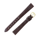 Hadley Roma Genuine Java Lizard 12mm Brown Watch Strap 6 1/4 Inch Length