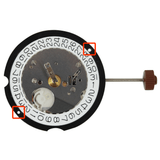 Harley Ronda 3 Hand Quartz Watch Movement HQ505.3 Date at 3:00 Overall Height 5.4mm