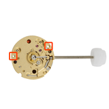 ETA 2 Hand Quartz Watch Movement E01.001 Overall Height 3.4mm