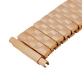 Classic Style Expansion Watchband Rose Gold Tone With Expandable Ends 16-22MM