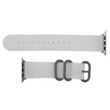 White Nylon Watch Band Made to Fit 38mm Apple® Watch