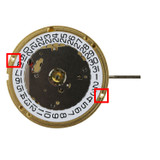 ETA 3 Hand Quartz Watch Movement E63.111-6 Date at 6:00 Overall Height 3.2mm