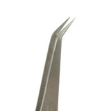 Stainless steel 430 thickened water grass tweezers tip bent