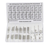 Notched Pin and Notched Tube Assortment for Watch Bands