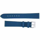 Blue Watch Band Long 18MM Leather Smooth Calf