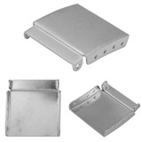 Stepped Buckle Extender Assortment in Silver Nickel Plated, 7 Pieces