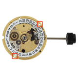 ETA 3 Hand Quartz Watch Movement 956.112.2 Date at 3:00 Medium Height Overall Height 4.2mm