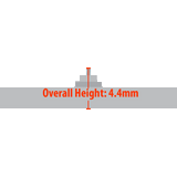 ETA 3 Hand Quartz Watch Movement 956.412.3 Date At 3:00 High Hand Height Overall Height 4.4mm