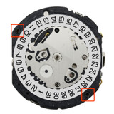 Epson Japan Chronograph Quartz Watch Movement YM64 Overall Height 6.8mm