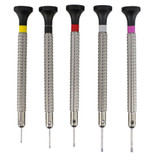 Bergeon 7965 Special Profile Set of 5 Screwdrivers
