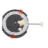 Sunon 6 Hand Multi Function Quartz Watch Movement PE90-03 Date At 3:00 Overall Height 6.8mm