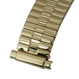 Metal Watch Band 6 to 10 Inch Expandable Length Gold Tone Color Expandable Ends 10 to 14mm