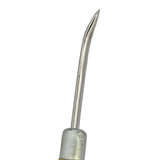 Slim Curved Burnisher with Wood Handle