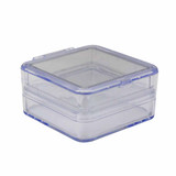 Square Plastic Boxes with Elastic Membrane 3" x 3"