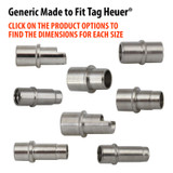 Imitation Made To Fit Tag Heuer® Watch Replacement Inside Threaded Case Tubes
