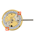 ETA® 2 Hand High Version Quartz Watch Movement 956.112-2.2 Date At 3:00 Overall Height 4.0mm