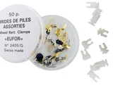 Watch Battery Clamp, Strap, and Screw Assortments 