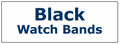 Black Color Men's Metal Watchband