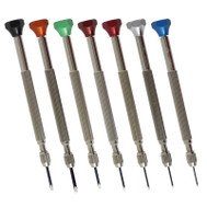 7 piece reversible blade watch screwdriver set