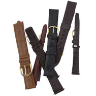 Leather Watch Strap Assortment - 6 pieces