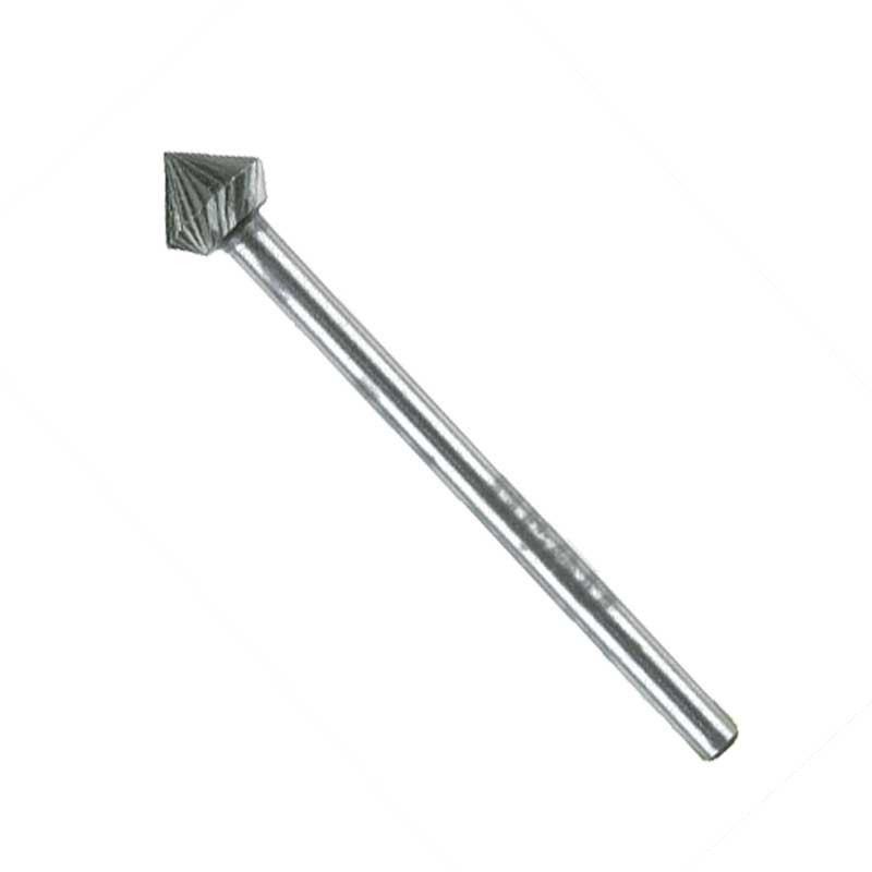 HSS #6 Hart Bur – 90 Degree High-Speed Steel Bur For Jewelry Making, Stone Setting, 3/32" Shank