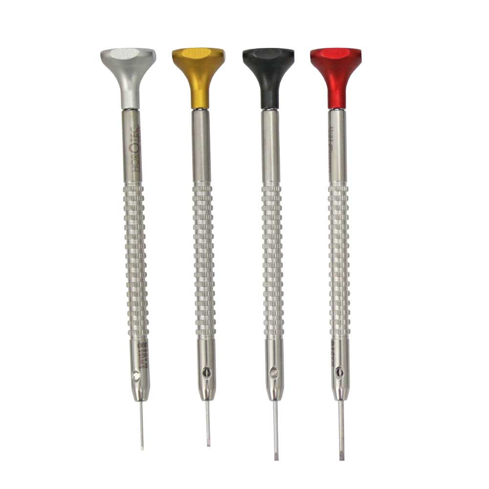 Horotec Set of 4 Stainless Steel Watchmaker Screwdrivers