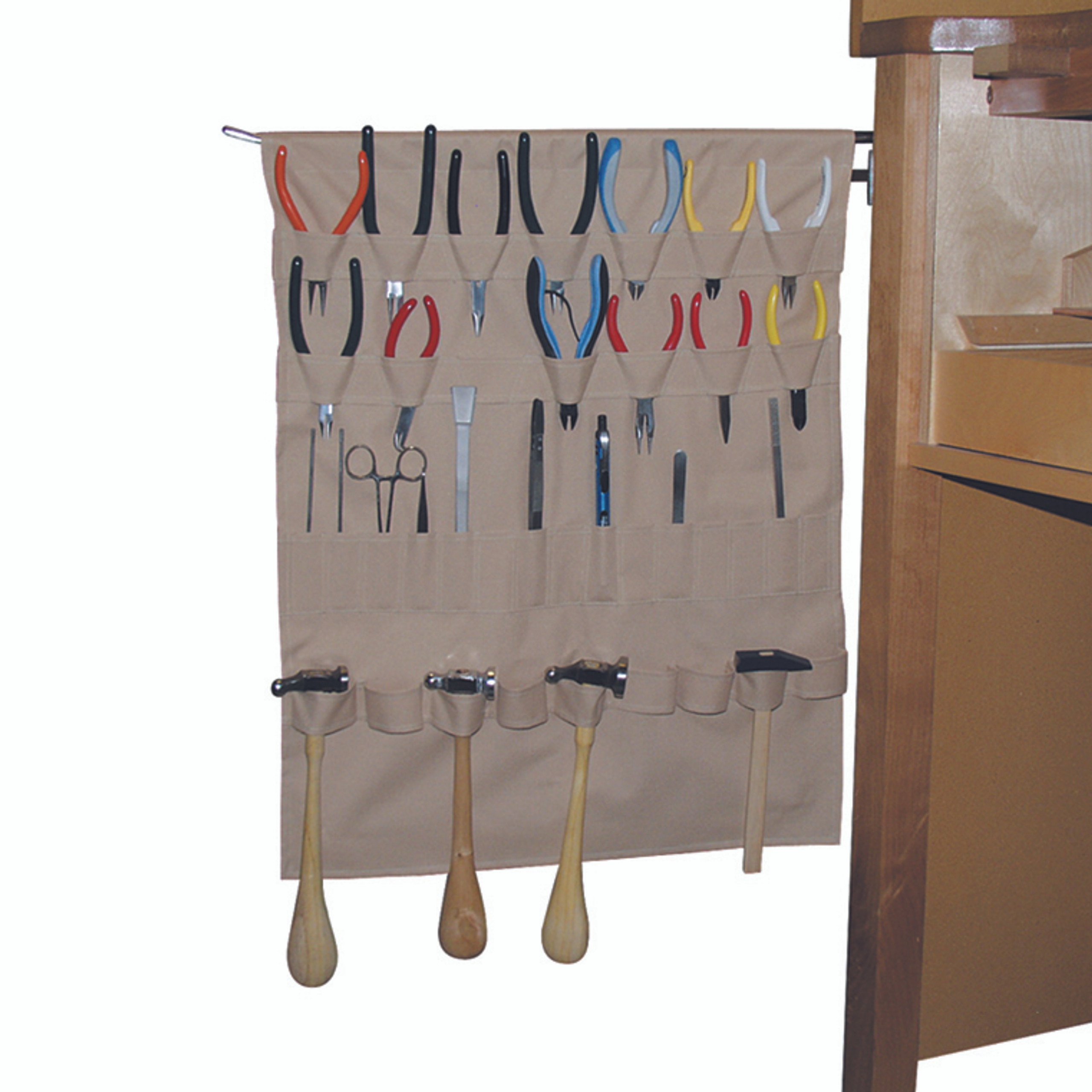 Space Saver Bench Apron Jewelry Tools Holder Bench and Accessories