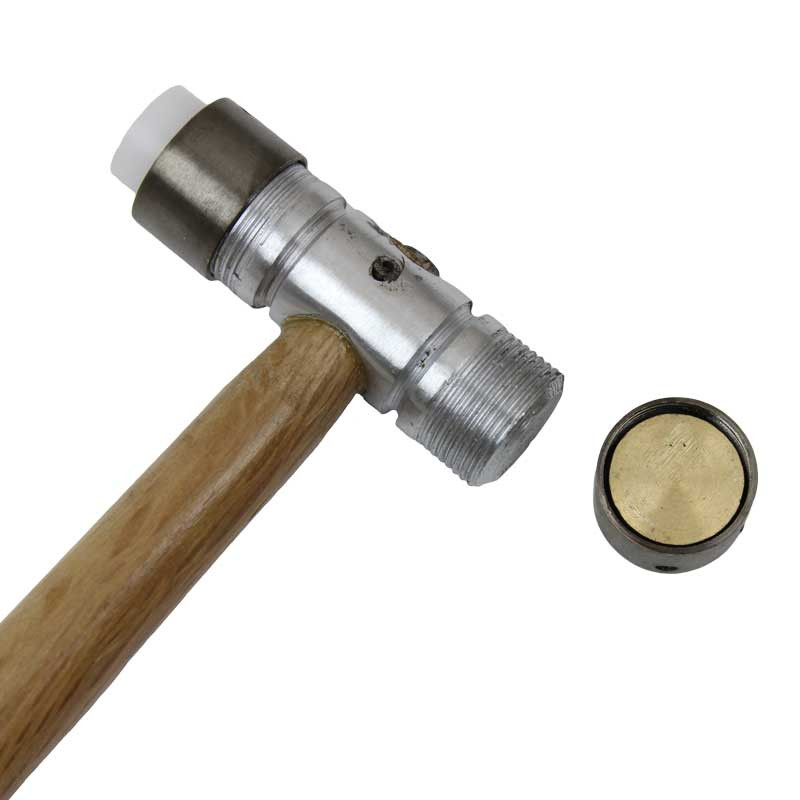 Brass & Nylon Hammer Jewelry Hammer with Detachable Faces Hammers