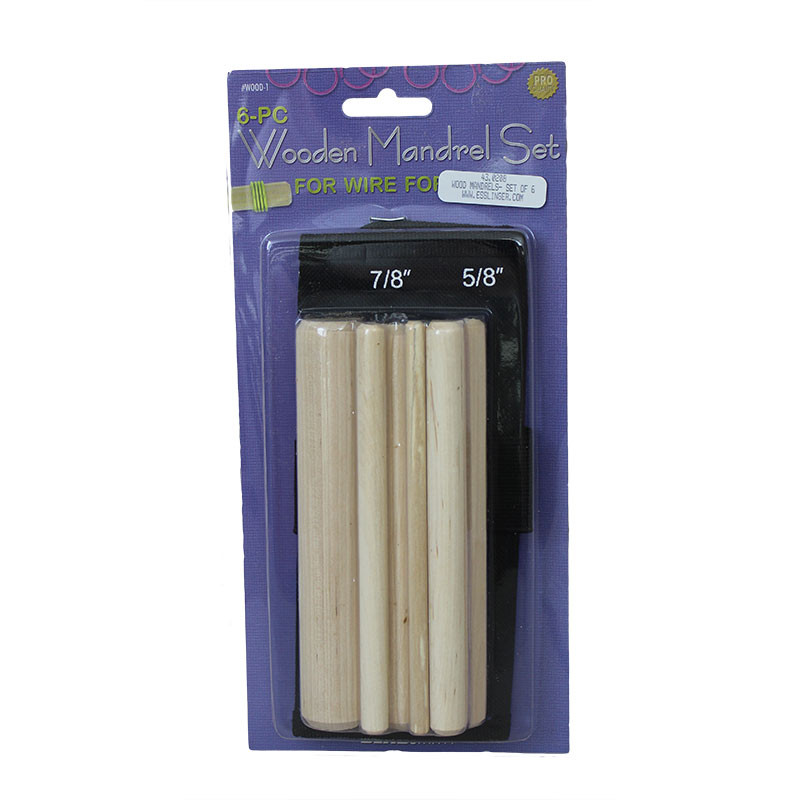 Jewelers MuliMandrel Set of 6 Aluminum Mandrels in Whole Sizes Mandrel Set Ring Mandrels