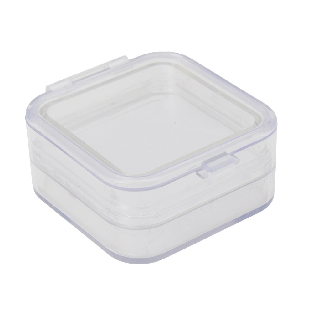 Square Plastic Boxes with Elastic Membrane 50mm x 50mm