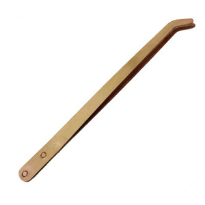 9" Inch Copper Jewelry Tongs with Curved End 9" Inch Copper Jewelry Tongs with Curved End