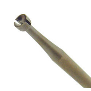 Champion cup burs feature two slots instead of inner blades Champion cup burs feature two slots instead of inner blades