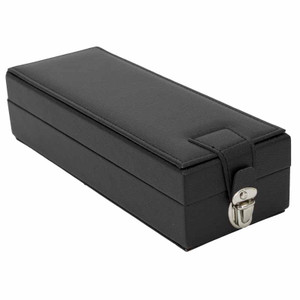 Gem Parcel & Diamond Paper Box Large Black Leather Storage Case Gem Parcel & Diamond Paper Box Large Black Leather Storage Case