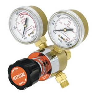 Gentec acetylene regulator for soldering and annealing tasks Gentec acetylene regulator for soldering and annealing tasks
