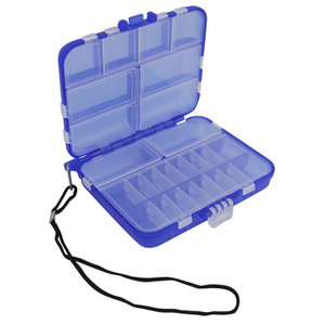 Compartment Tray Organizer With Sliding Lid for Small Jewelry or Watch Parts