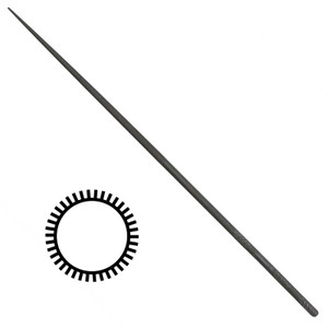 Swiss Made Vallorbe Grobet Needle File- Round 14cm Length Select Cut