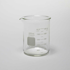 Pyrex Beaker Glass 600 mL for Plating and Cleaning Solutions