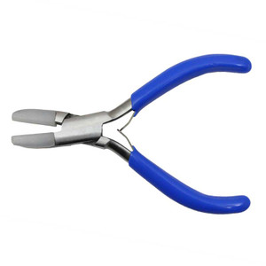 LEONTOOL 3 Inch Mini Bent Nose Pliers for Jewelry Making Bent Chain Nose  Pliers Smooth Jaw Smalll Beading Pliers Micro Angle Needle Nose Pliers