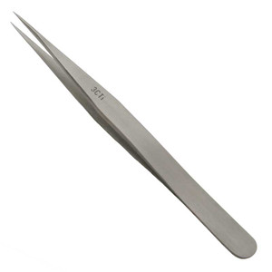 Single Blade Tweezers, High Carbon Steel Model Tweezers for Crafts