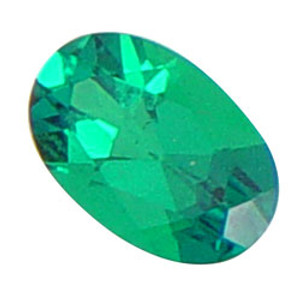 Oval Lab Created Emerald