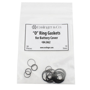 Watch Battery Gaskets O-Ring Gaskets for Battery Covers 30 Pieces