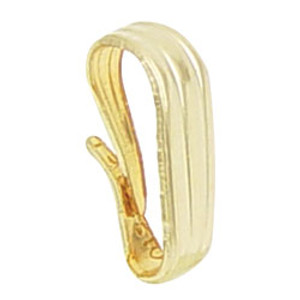 Large yellow gold-filled snap-on bail Large yellow gold-filled snap-on bail