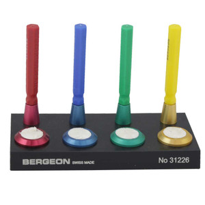 Bergeon 7013 Swiss Metal Dip Oilers Ergonomic Oil Grease Precision  Applicator - Set of Four
