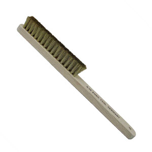 Soft Brass Brush with Wood Handle